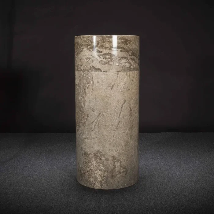 Marble Pedestal Barrel Sink