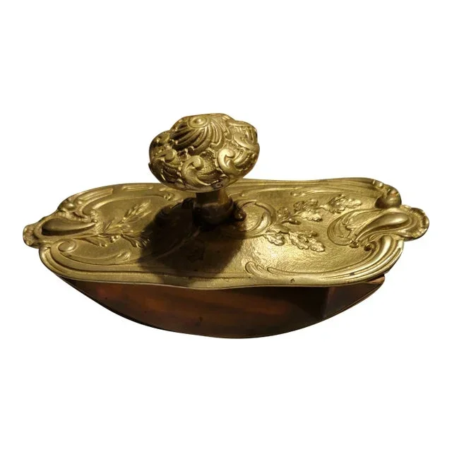 Mid 19th Century Rocker Inkwell Blotter