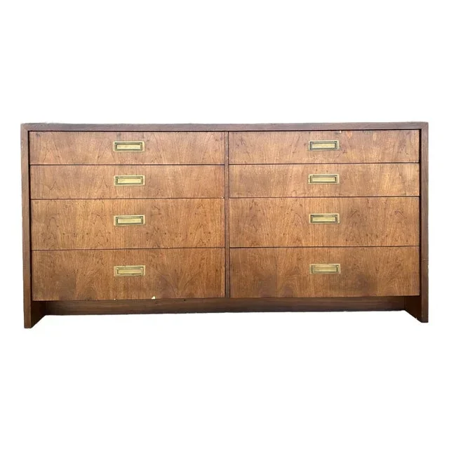Milo Baughman for Founders Walnut Dresser Mid-Century Modern