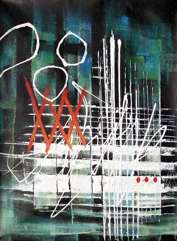 Modrest ADC3510 Abstract Oil Painting