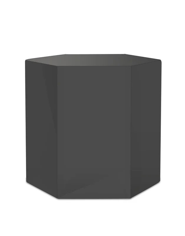 Modrest Newmont Medium Grey High Gloss End Table