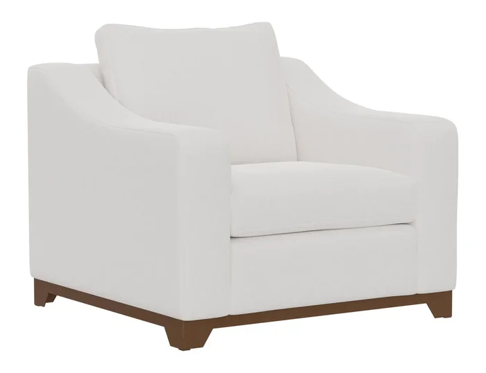 Natural Parota – Armchair – Mink Withe