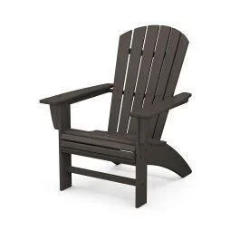 Nautical Curveback Adirondack Chair in Vintage Coffee Finish