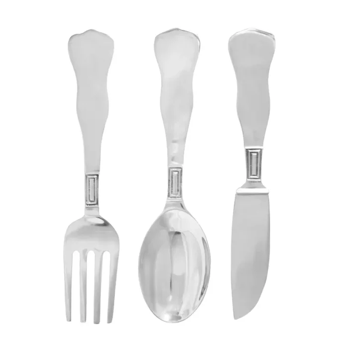 NEVILLE 3pc Utensils Kitchen Wall Decor Set