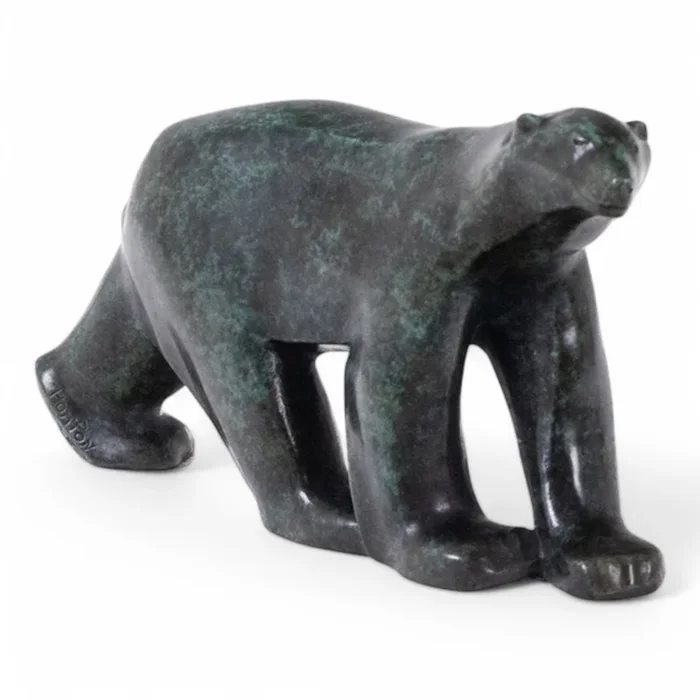 “Ours Blanc” Sculpture in Bronze by François Pompon, 2006 Print