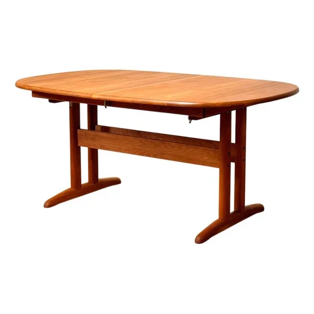 Oval Dining Table by Gangsø, 1980s