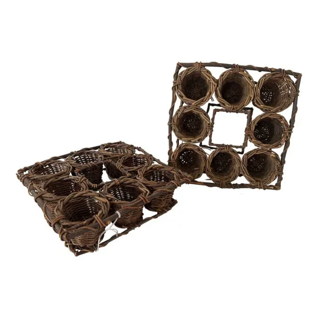 Pair of Late 20th Century Wicker Dessert Baskets