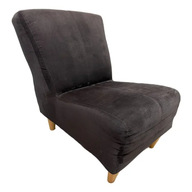 Palliser Purple Microsuede Slipper Chair