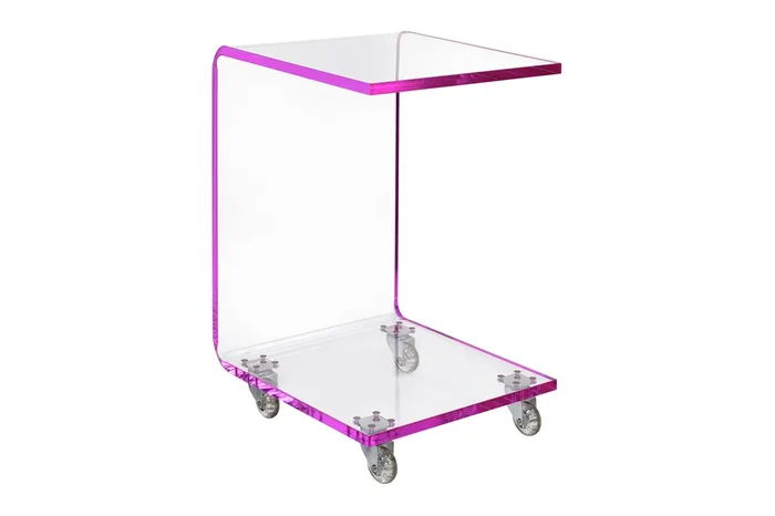 Peek Accent Table in Pink