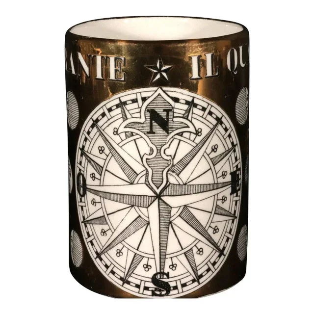 Piero Fornasetti “Il Quadrante” Ceramic Beer Stein