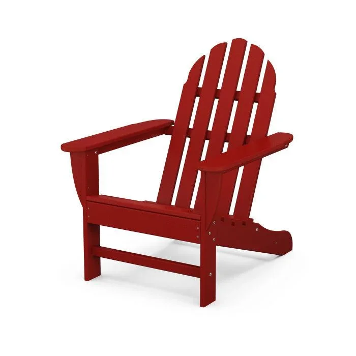 Polywood Classic Adirondack Chair in Crimson Red
