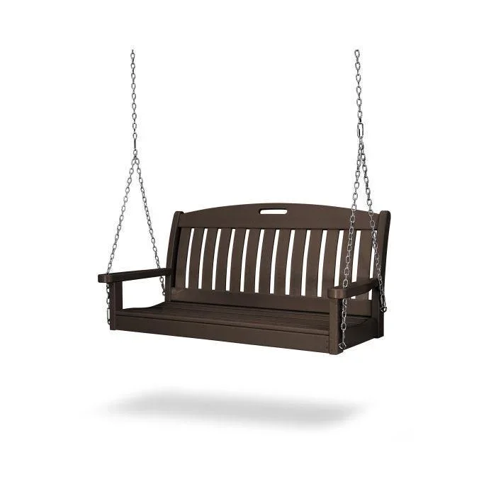 Polywood Nautical 48″ Mahogany Swing