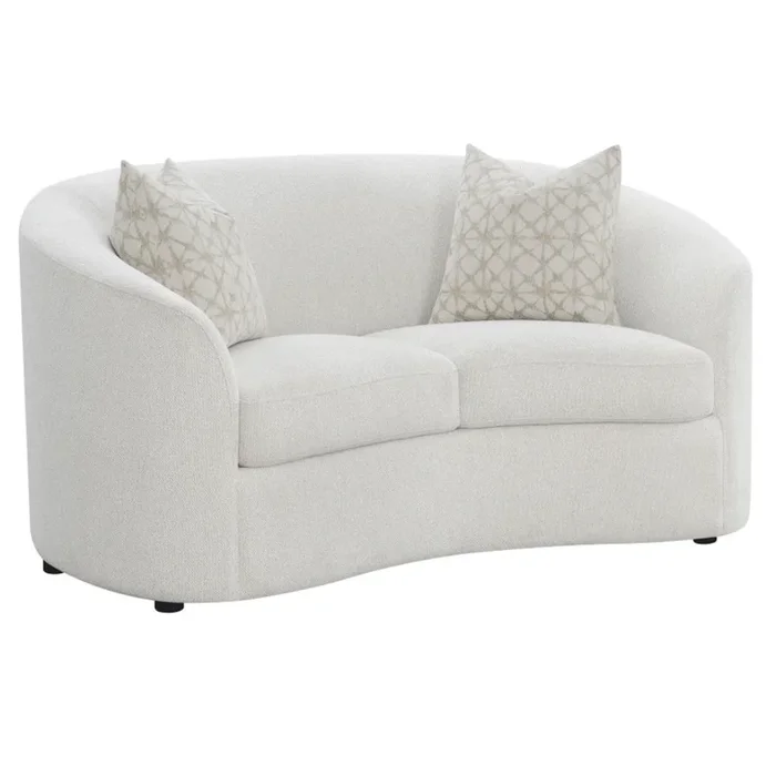 RAINN Boucle Upholstered Sloped Arm Loveseat