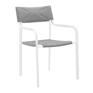 Raleigh Stackable Outdoor Patio Aluminum Dining Armchair / EEI-3573