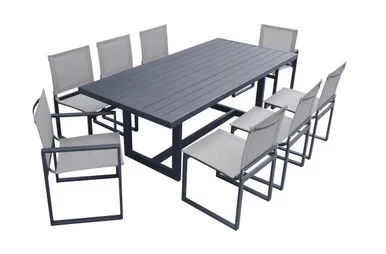 Renava Wake – Modern Dark Charcoal Outdoor Dining Table / VGGEMONTALK-CH-GRY-2