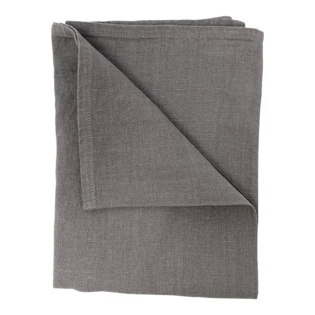 Rowena Linen Kitchen Towel in Gray