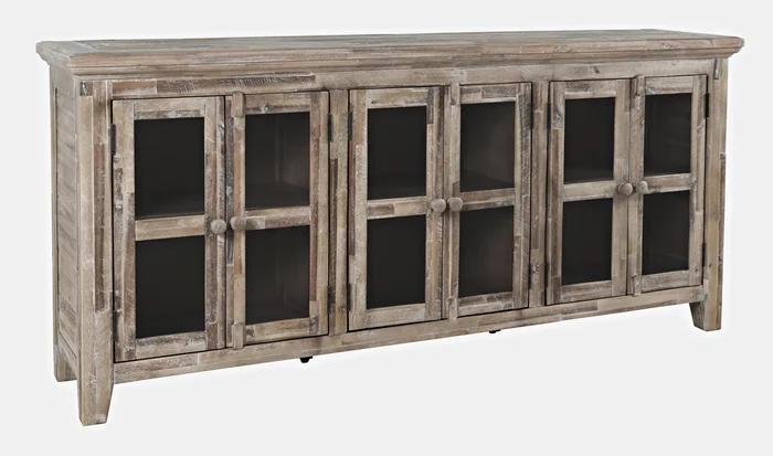 Rustic Shores 6 Door Low Cabinet 2125-7032 by Jofran at Old Brick Furniture & Mattress Co.
