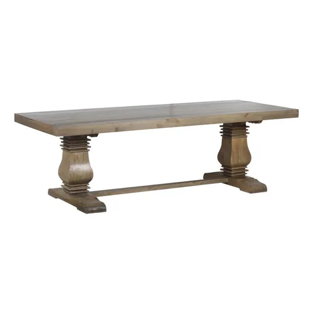 Rustic Trestle Dining Table