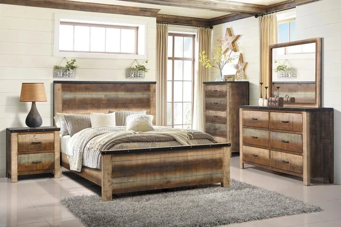 Sembene – Bedroom – California King Bed – Light Brown
