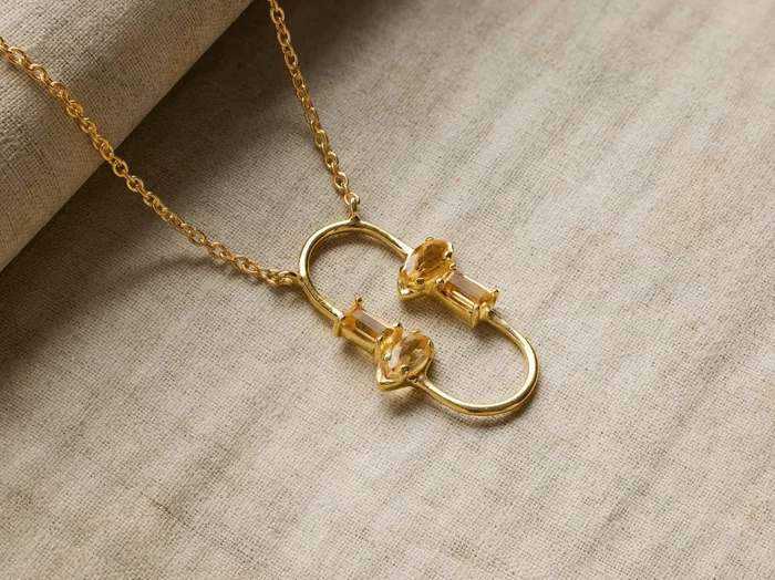 Sienna Citrine Necklace