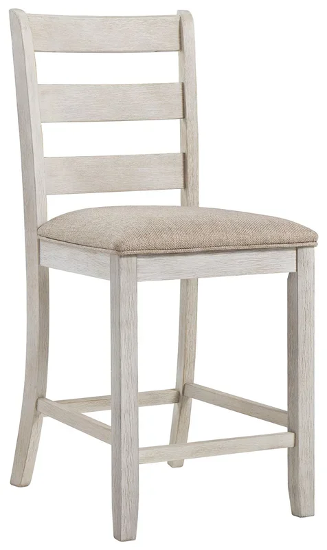 Skempton – Upholstered Barstool (Set of 2) – White
