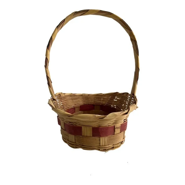Small Vintage Woven Easter Basket