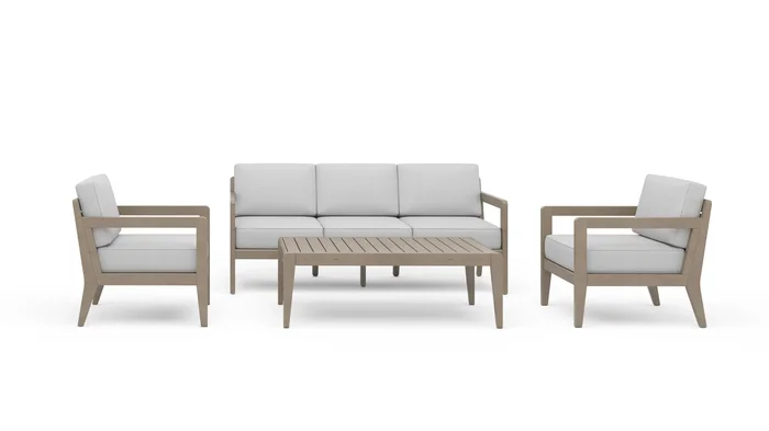Sustain Outdoor Sofa 4-Piece Set 5675-3010D21 by homestyles at Old Brick Furniture & Mattress Co.