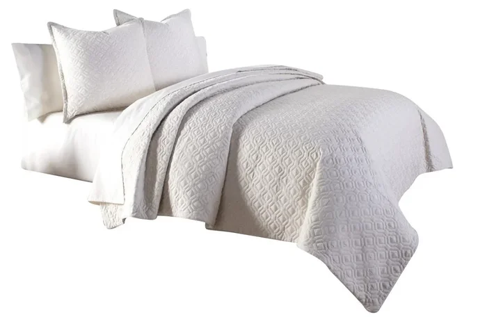 Taylor 3-pc Queen Coverlet/Duvet Set in Linen