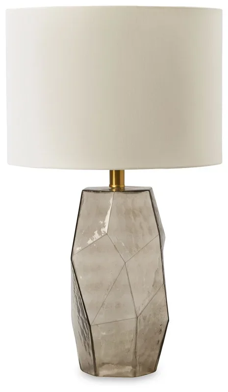 Taylow – Glass Table Lamp – Gray