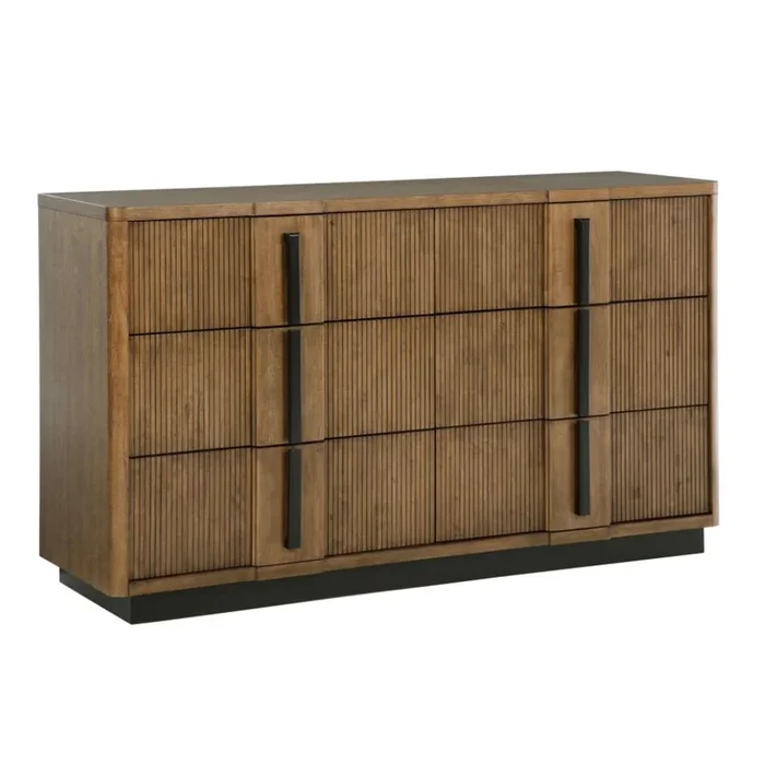 TERRACE 6-drawer Dresser Cabinet Ash Brown