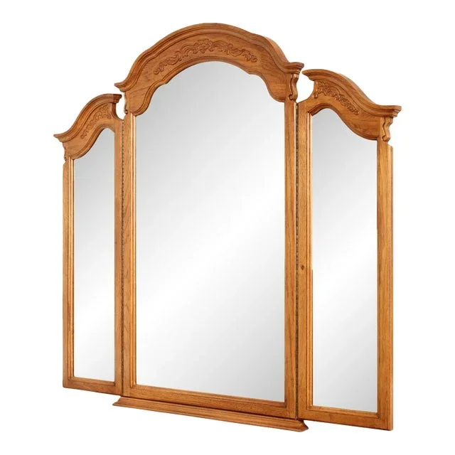 Thomasville ‘Camille’ French Provincial Style Tri-Fold Dresser Mirror