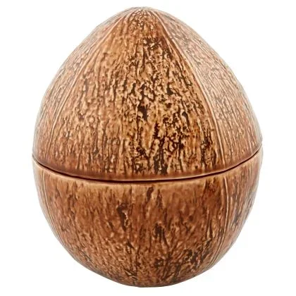 Tropical Fruits Coconut Box by Bordallo Pinheiro