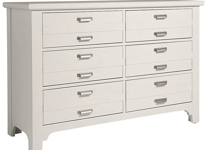Vaughan-Bassett Bungalow 6 Drawer Dresser in Lattice