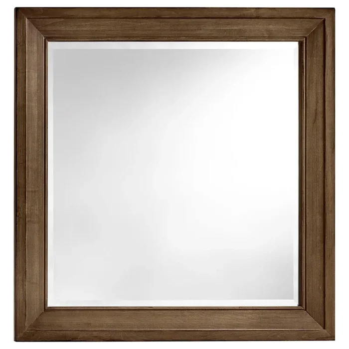 Vaughan-Bassett Maple Road Landscape Mirror in Maple Syrup