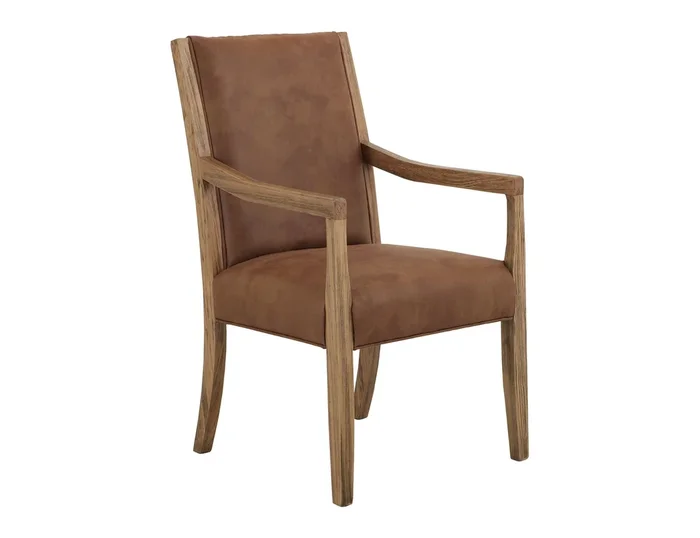 Verona – Upholstered Dining Armchair – Brown