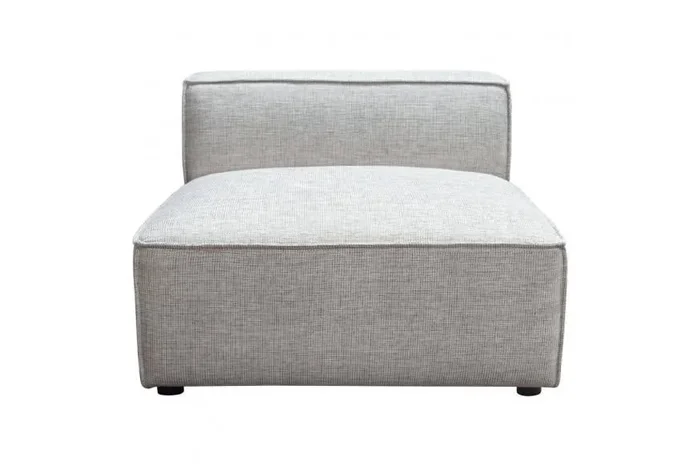 Vice Armless Chair in Barley Fabric