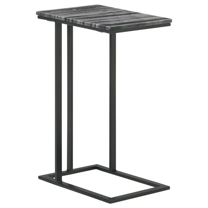 Vicente – Marble Top C-Shaped Sofa Side Table