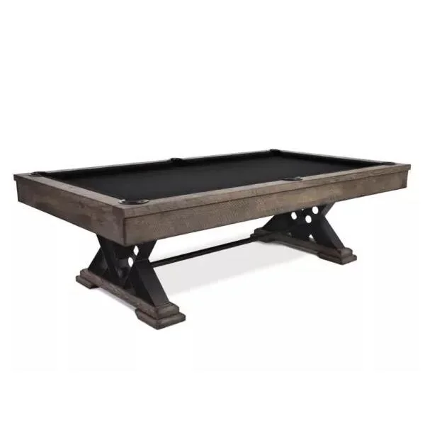 Vienna 8′ Pool Table in Silvered Oak