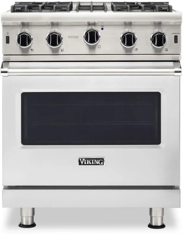 Viking 5 Series 30″ Freestanding Gas Open Burner Professional Range – Stainless Steel