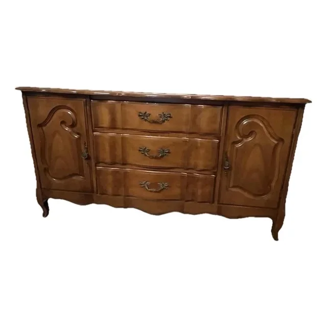 Vintage 1960’s French County Sideboard Dresser with Dovetail Drawers