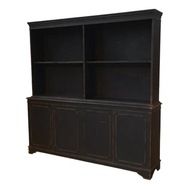 Vintage Black Dresser, 1960s