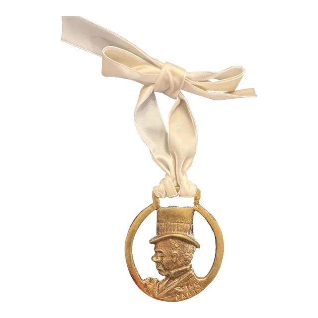 Vintage English Horse Brass Ornament