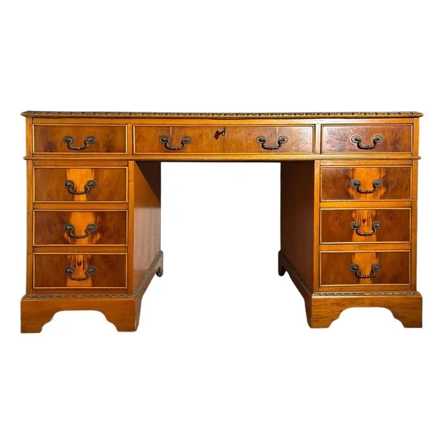 Vintage English Partners Desk
