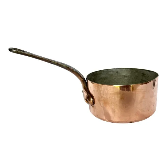 Vintage French Cuivrerie Copper Saucepan