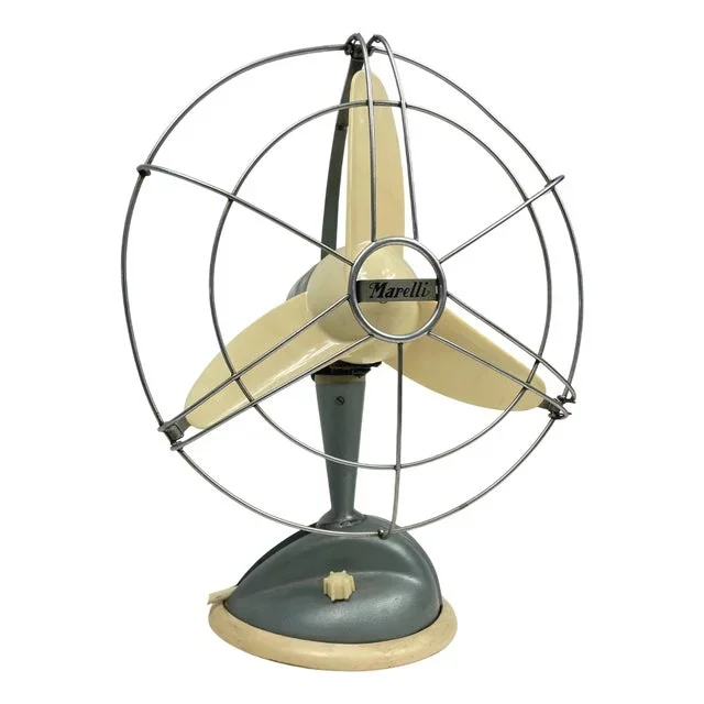 Vintage Italian Marelli Fan, 1950s
