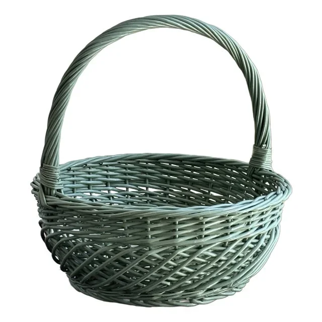 Vintage Late-20th Century European-Style Basket
