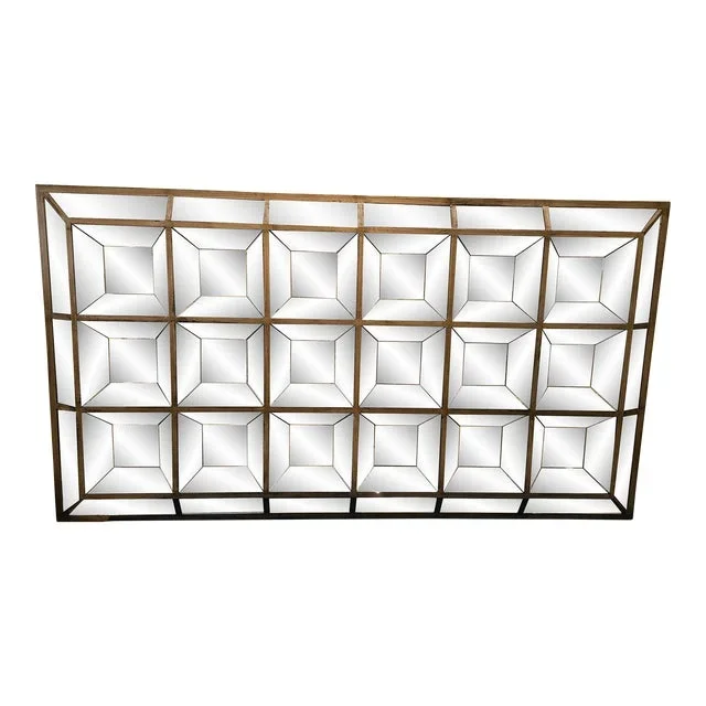 Vintage Mid-Century Modern Beveled Majestic Mirror