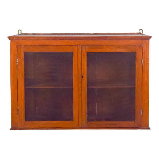 Vintage Portuguese Rustic Wall Cabinet, 1950s
