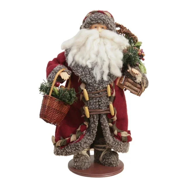 Vintage Rustic Woodland Santa Claus