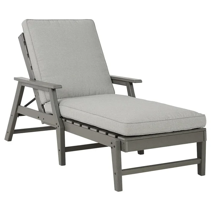 Visola – Gray – Chaise Lounge With Cushion